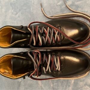 Magnanni Black Boots with Colorful Laces